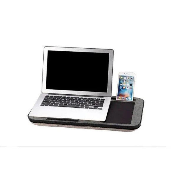 COPY - Modern Media Lap Desk, Fits 17" Laptop, dock for phone & Table, Mouse pad - Picture 3 of 7